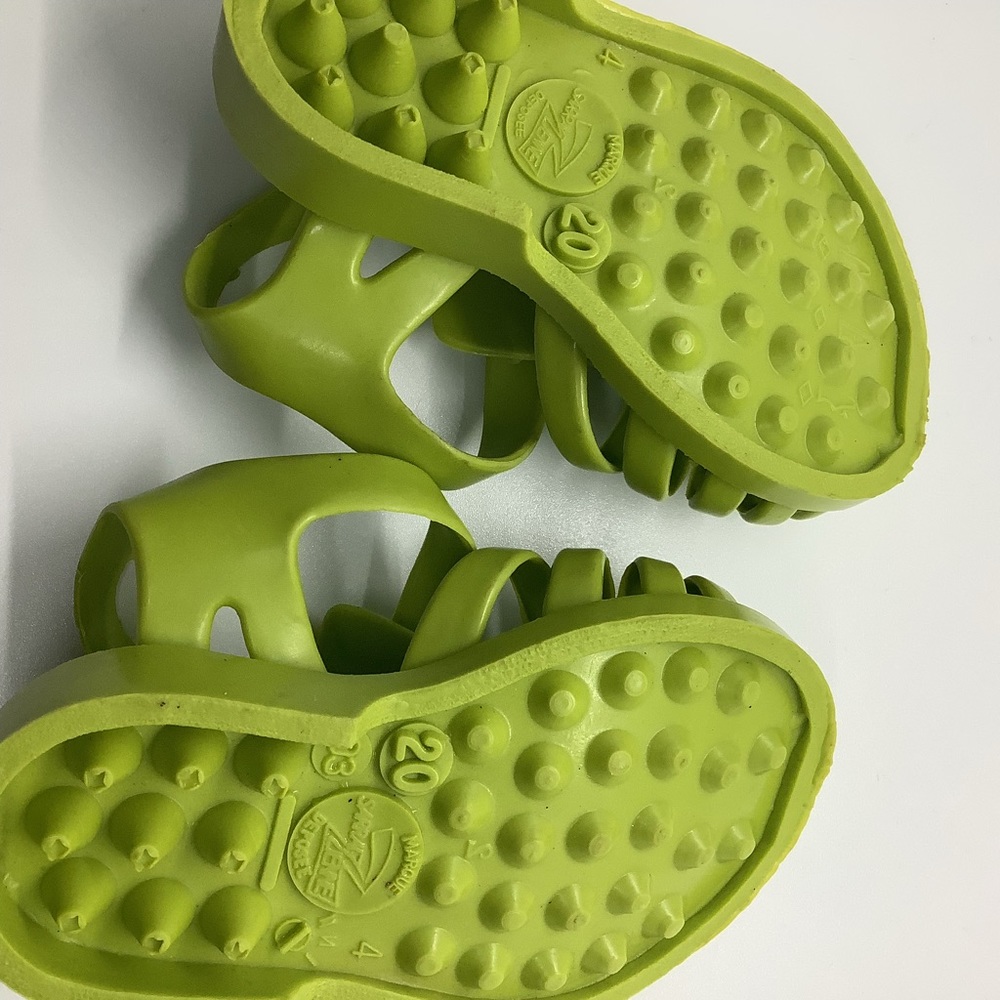 Jellies from France for baby! NEW EURO 20 USA 4.5 orange or chartreuse - Picture 3 of 7